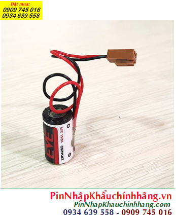 EVE ER14250 (JEA 2.54-2P), Pin nuôi nguồn PLC EVE ER14250 lithium 3.6v 1/2AA 1200mAh